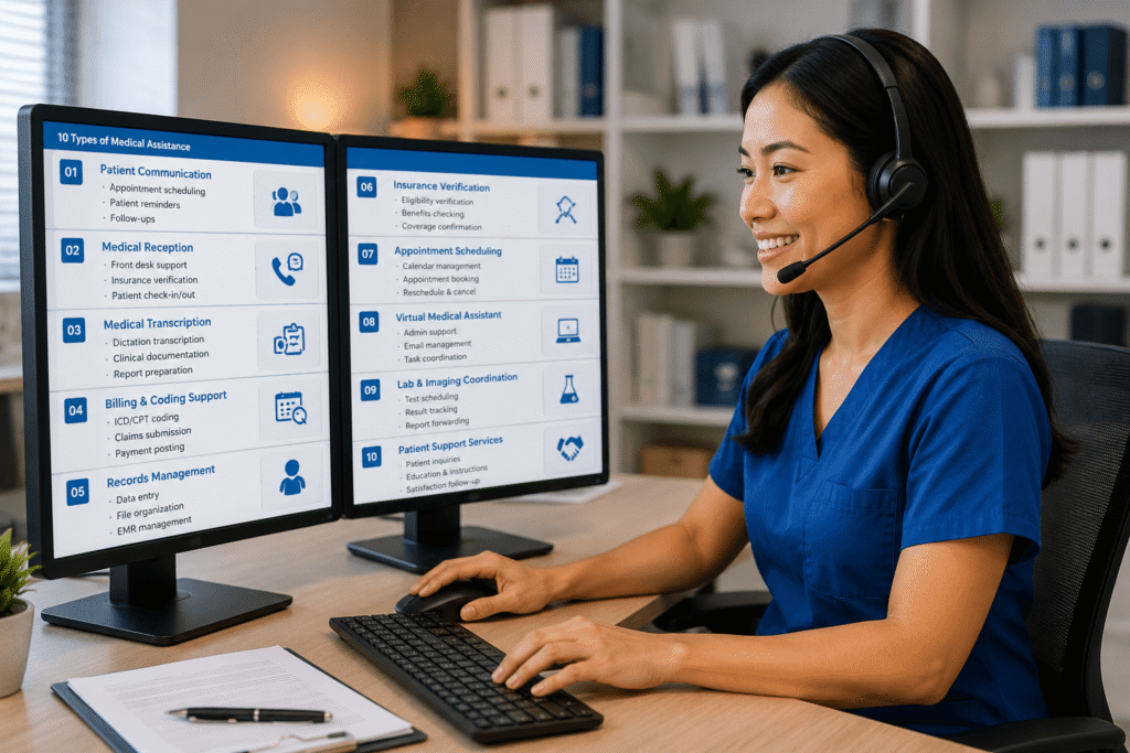 10 Types of Virtual Medical Assistants