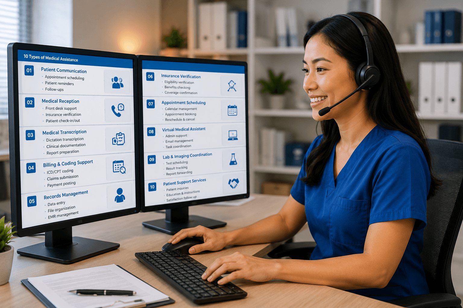 10 Types of Virtual Medical Assistants